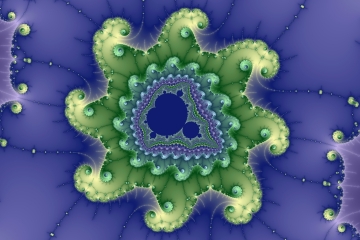 mandelbrot fractal image named Alien Landscape