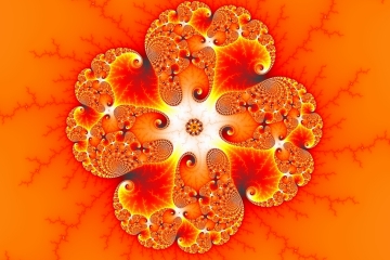 mandelbrot fractal image named atomic rose