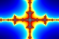 Mandelbrot fractal image coptic cross