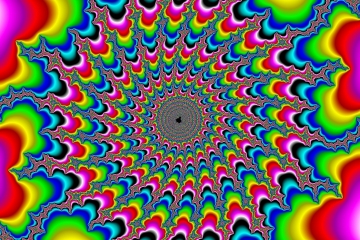 mandelbrot fractal image named crazy tunnel