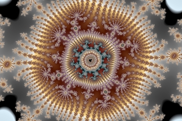 mandelbrot fractal image named Exploding Circles