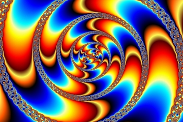 Mandelbrot fractal image named Swilr Waves 3 by dencat mandelbrot fractal image named Swilr Waves 3
