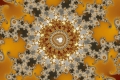 Mandelbrot fractal image .Caramel.