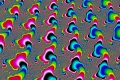 Mandelbrot fractal image .Color run..