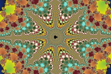 mandelbrot fractal image named .Color star.