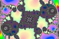 Mandelbrot fractal image .Contrast.