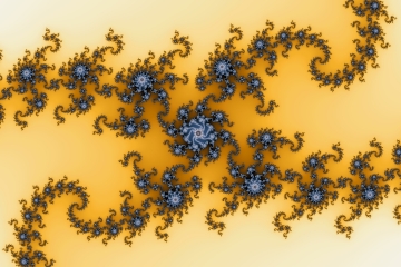 mandelbrot fractal image named .Golden shadows.