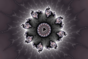 mandelbrot fractal image named .Night flower..