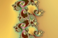Mandelbrot fractal image .Ornament.