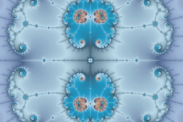 mandelbrot fractal image named 2 Puff Balls