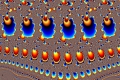 Mandelbrot fractal image 6 blue