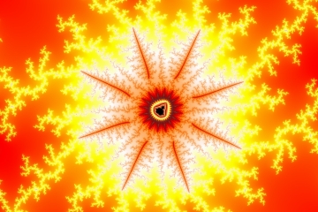 mandelbrot fractal image named 8 point sunburst