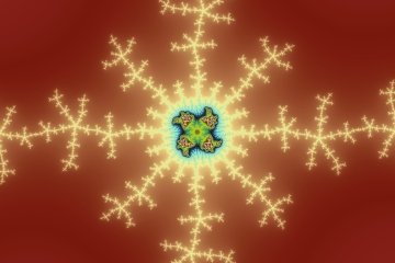 mandelbrot fractal image named abstract art..