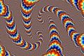 Mandelbrot fractal image Abstract art.