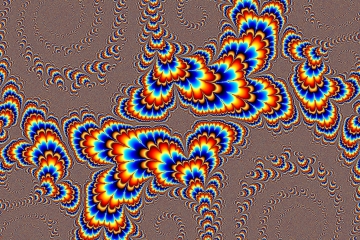 mandelbrot fractal image named Abstract color
