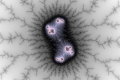 Mandelbrot fractal image alight