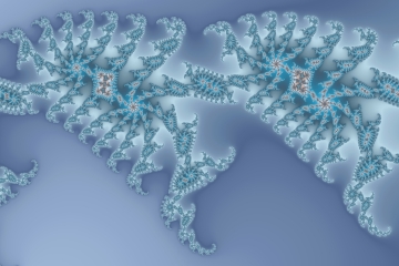 Mandelbrot fractal image named All blue by Tanta mandelbrot fractal image named All blue