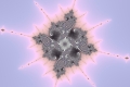 Mandelbrot fractal image Alloy steel