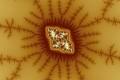 Mandelbrot fractal image amber chain