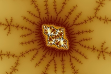 mandelbrot fractal image named amber chain