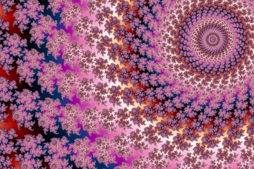 mandelbrot fractal image named Amethist spiral