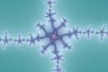 Mandelbrot fractal image aqua cerium