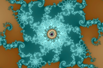 mandelbrot fractal image named aqua palace