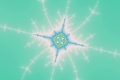 Mandelbrot fractal image aqua quartz