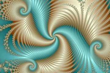 mandelbrot fractal image named Aqua Satin