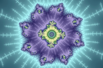mandelbrot fractal image named aquamarine