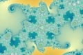 Mandelbrot fractal image aquatic art