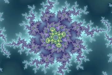 mandelbrot fractal image named aquatic metal
