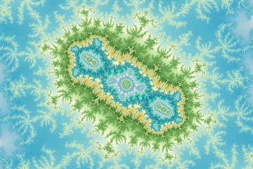 mandelbrot fractal image named Aquatic park I