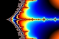 Mandelbrot fractal image arrow of time