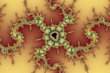 mandelbrot fractal image named asian spider