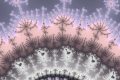 Mandelbrot fractal image Aurora borealis