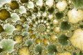 Mandelbrot fractal image autumn leaves