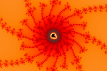 mandelbrot fractal image named aztec fury
