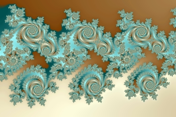 mandelbrot fractal image named Azul marino