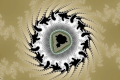 Mandelbrot fractal image black
