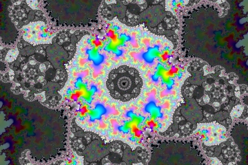 Mandelbrot fractal image named Black background. by Tanta mandelbrot fractal image named Black background.