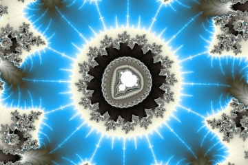 mandelbrot fractal image named Black diamond