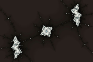 mandelbrot fractal image named Black night