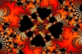 Mandelbrot fractal image Black quartet