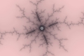Mandelbrot fractal image black saw