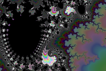 mandelbrot fractal image named BlackRainbow