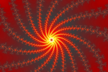 mandelbrot fractal image named blade of fire
