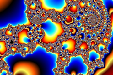 Mandelbrot fractal image named Blaetter by irgendjemand mandelbrot fractal image named Blaetter