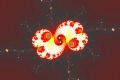 Mandelbrot fractal image blaze ring