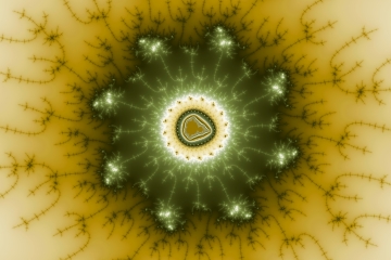 mandelbrot fractal image named blooming